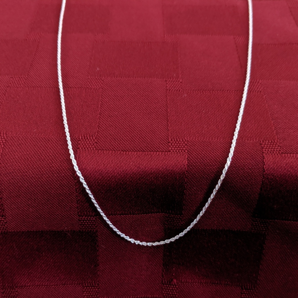 Solid Sterling Silver Rope Chain
